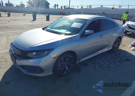 2019 Honda Civic Sport z USA, uszkodzony, nr VIN 2HGFC2F85KH532841